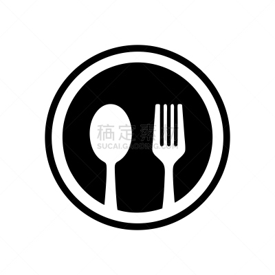 汤匙,计算机图标,背景分离,简单,模板,餐具,现代,食饮供应,厨房,印度尼西亚