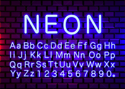 字母,英格兰,霓虹灯,标志,数字,蓝色,字体,彩色图片,环境,天气