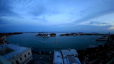 威尼斯空中天际线全景图(威尼斯)