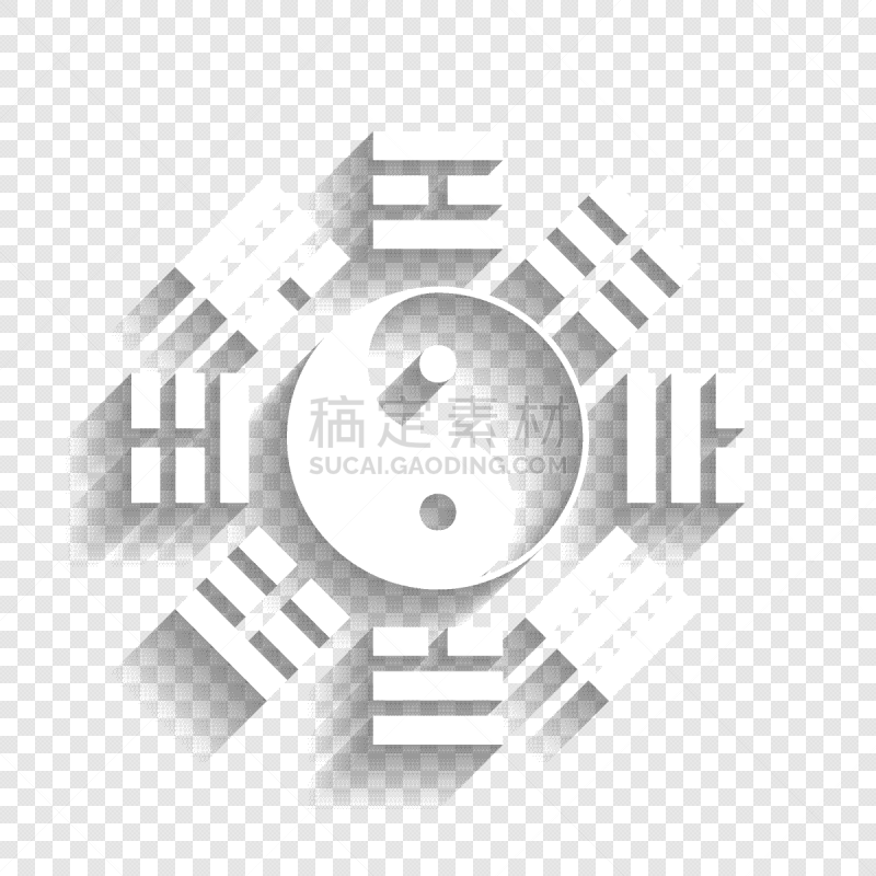 阴阳符,标志,白色,丰,哲学家,风,排列