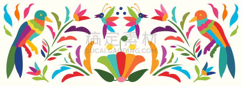 水平画幅,传统,动物主题,事件,贺卡,对称,灵感,简单,墨西哥,伊达戈尔州