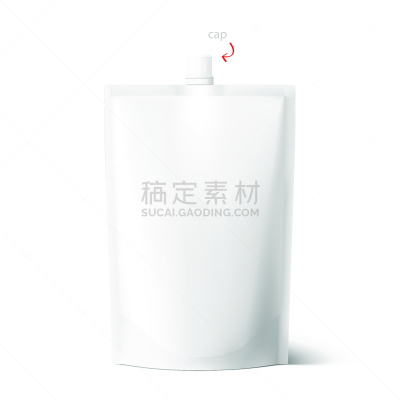 动物的育儿袋,白色背景,正面视角,分离着色,商务,塑胶,食品,模板,糖果,背景