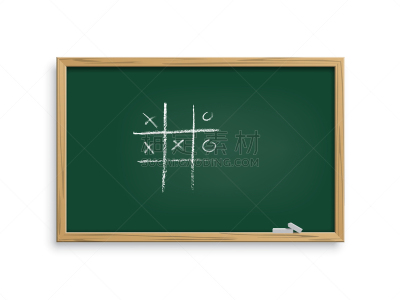 粉笔,井字游戏,黑板,游戏,举起手,专门技术,平视角,空的,休闲游戏,背景分离