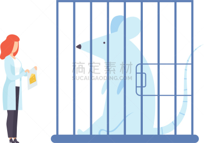 科学家,巨大的,实验室,女性,几乎,鼠,学生,专业人员,女人