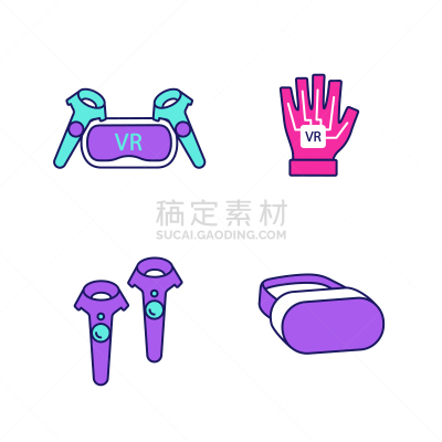 网络空间,计算机图标,彩色图片,数字化显示,视角,休闲游戏,手套,背景分离,面具,技术