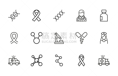 线条,计算机图标,癌症,极简构图,医疗用品,注射器,健康保健,护士,听诊器