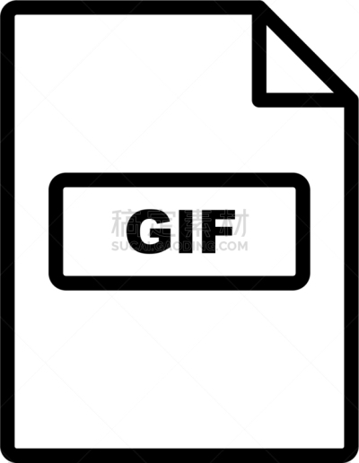 GIF动图,计算机图标,轮廓,矢量,符号,文档,直的,图像,标志,设计