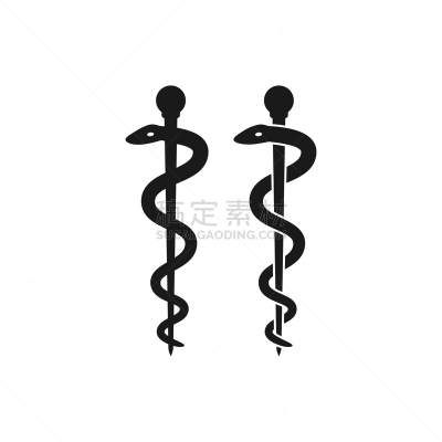 阿斯克勒庇俄斯之杖,计算机图标,药房,矢量,黑色,健康保健,双蛇杖,符号,背景分离