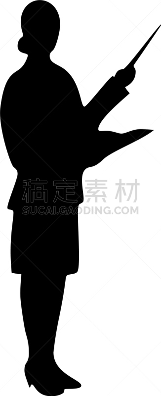 指导教师,白色,女性,学生,职业,专业人员,讲师,人,剪影,教
