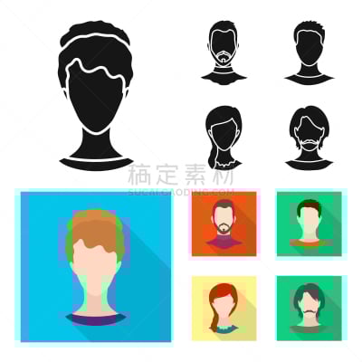 品牌名称,与摄影有关的场景,专业人员,分离着色,假发,男人,肖像,图像,络腮胡子,收集