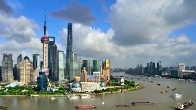   上海城市景观，中国
