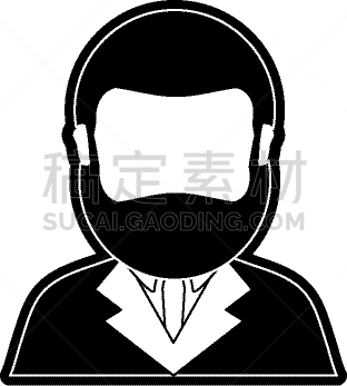 职权,陪审员,男人,矢量,判断