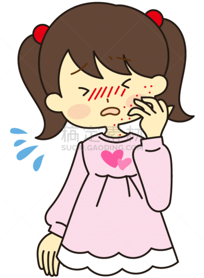女孩,枯草热,皮炎,仅日本人,医疗流程,仅儿童,儿童,病毒,日本人,蜂箱