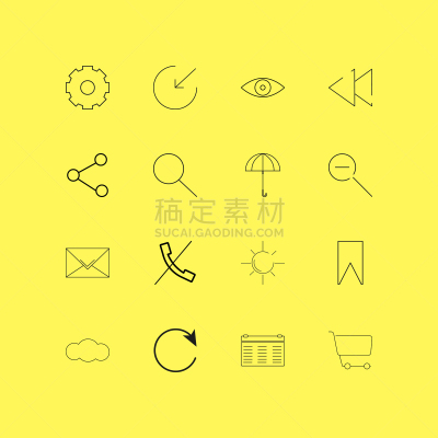 轮廓,直的,图标集,计算机图标,邮件,图像,矢量,联系,分享,拒绝