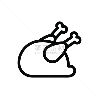 鸡腿,矢量,食品,计算机图标,背景分离,简单,现代,动物,鸟类,家禽