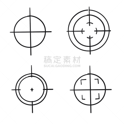 乱画,绘画插图,靶子,高雅,计算机图标,矢量,箭术,运动,视点,策略