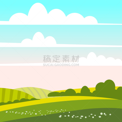 月,春天,季节,矢量,地形,日历,分离着色,极简构图