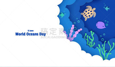 水下,鱼类,纸,海洋,藻类,矢量,波形,海洋生命,海底,潜水