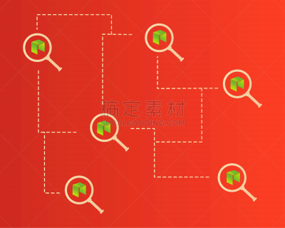 Neopolitan獒,放大镜,商务,电子邮件,技术,图像,网络空间,电子行业