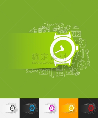 标签,表,手,化学元素周期表,分离着色,商务,概念,钟面,绘制