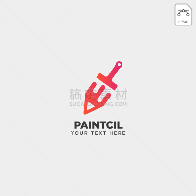 模板,品牌名称,图标,画笔,多色的,传媒,商务,艺术家,现代,涂料