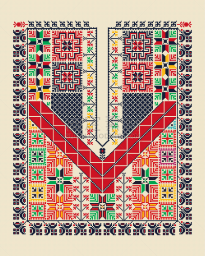 巴勒斯坦的,式样,五个物体,红色,符号,古老的,纺织品,垂直画幅,罗马尼亚,图像