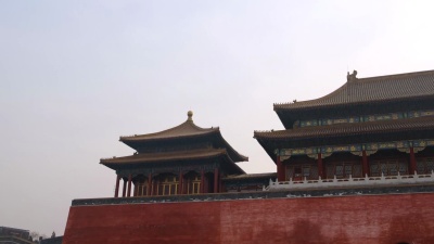 北京市中心的故宫，古宫殿，北京，中国。