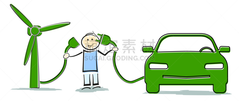 能源,电动汽车,动物出击,泉,循环利用,可再生能源,环境,技术,替代燃料汽车,环境保护