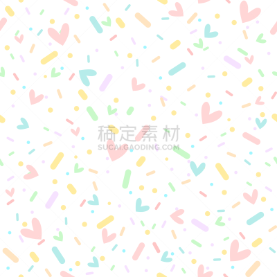 手,四方连续纹样,背景,五彩纸屑,动物心脏,多色的,贺卡,纺织品,浪漫