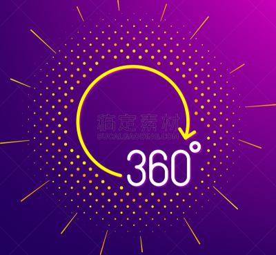 网络空间,圆形,标志,线图标,技术,VR360,证章,三维图形,文凭,点染