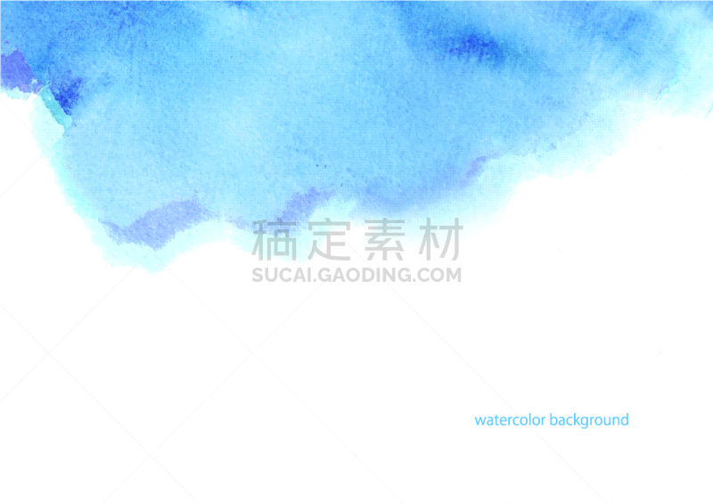 矢量,水彩画,蓝色背景,气候,水彩画颜料,云景,自由,风,环境,云