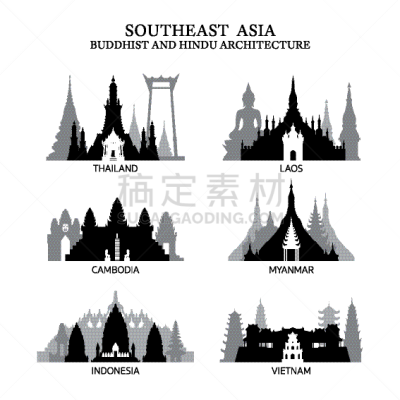 建筑,东南亚,印度教,旅途,国内著名景点,越南,泰国,著名景点,缅甸