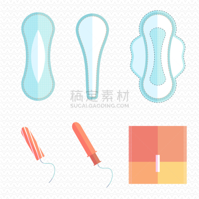 防护品,女性特质,矢量,自然,有月经,坦噶,图像,标志,女人
