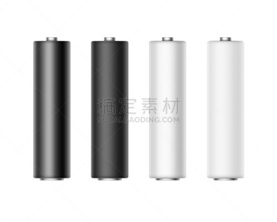 白色,电池,黑色,闪亮的,分离着色,循环利用,一次性物品,安培表,金属,布置