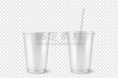 realistic 3d empty clear plastic opened