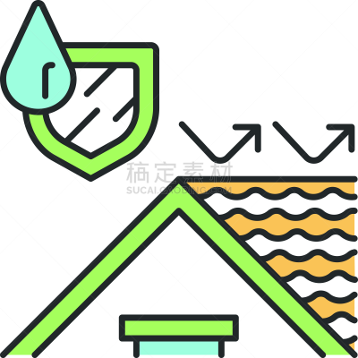 屋顶,房屋,计算机图标,彩色图片,湿,平视角,驱虫剂,背景分离,纺织品,技术