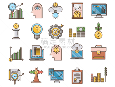 轮廓,计算机图标,商务,合同,稳定,投资,充满,决定,设计