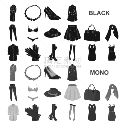 女人,黑色,衣服,计算机图标,外套,鞋子,品牌名称,蜘蛛网,收集,布置