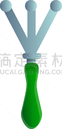 耙子,动物手,动画片,农业,草,建筑业,钢铁,设备用品,花,剪影