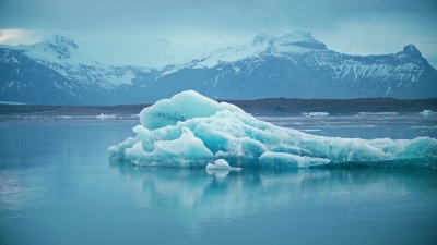 冰岛Jokulsarlon的冰山