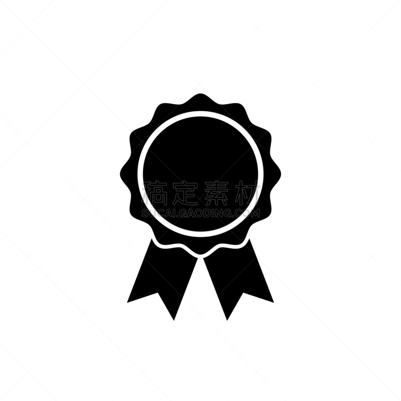 奖,玫瑰花饰奖牌,图标,扁平化设计,证章