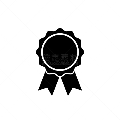 奖,玫瑰花饰奖牌,图标,扁平化设计,证章