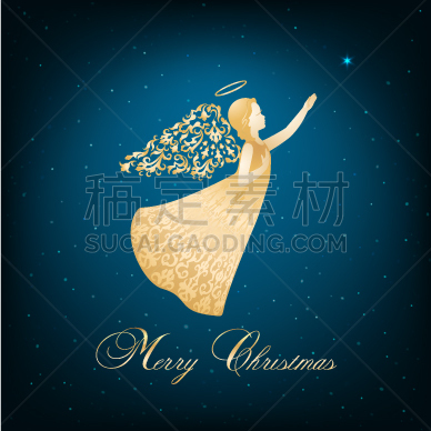 洋葱花,天使,雨云,金色,翅膀,分离着色,概念,爱,装饰