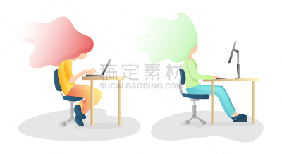 姿态,人类工程学,脊柱,健康保健,人,计算机,男人,坐,弯曲