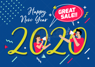 新年前夕,2020,背景,季节,闭囊壳,多色的,新的,创造力,时髦的,时尚