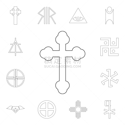 东正教,品牌名称,绘画插图,轮廓,符号,计算机图标,标志,古老的,脐钉
