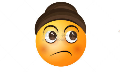 人的脸部,表情符号,可爱的,球体,背景分离,球,仅男人,一个人,生闷气的,仅一个男人