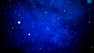 冬季积雪蓝色背景