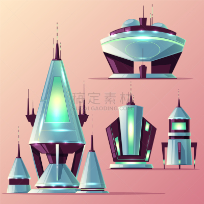 太空船,动画片,太空交通工具,空间站,技术,不明飞行物,建筑业,车站,收集,想象
