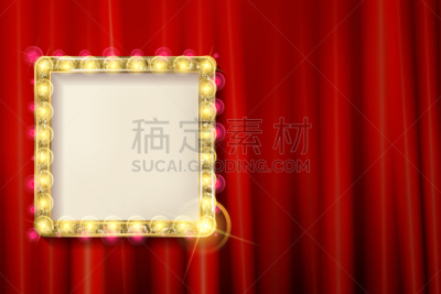 红色,黄金,窗帘,悬挂的,边框,创造力,非凡的,高雅,华贵,装饰